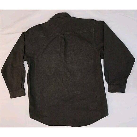 Field & Stream Adult Thick Flannel Shirt Olive Green Mens XL Outdoor - Picture 5 of 5